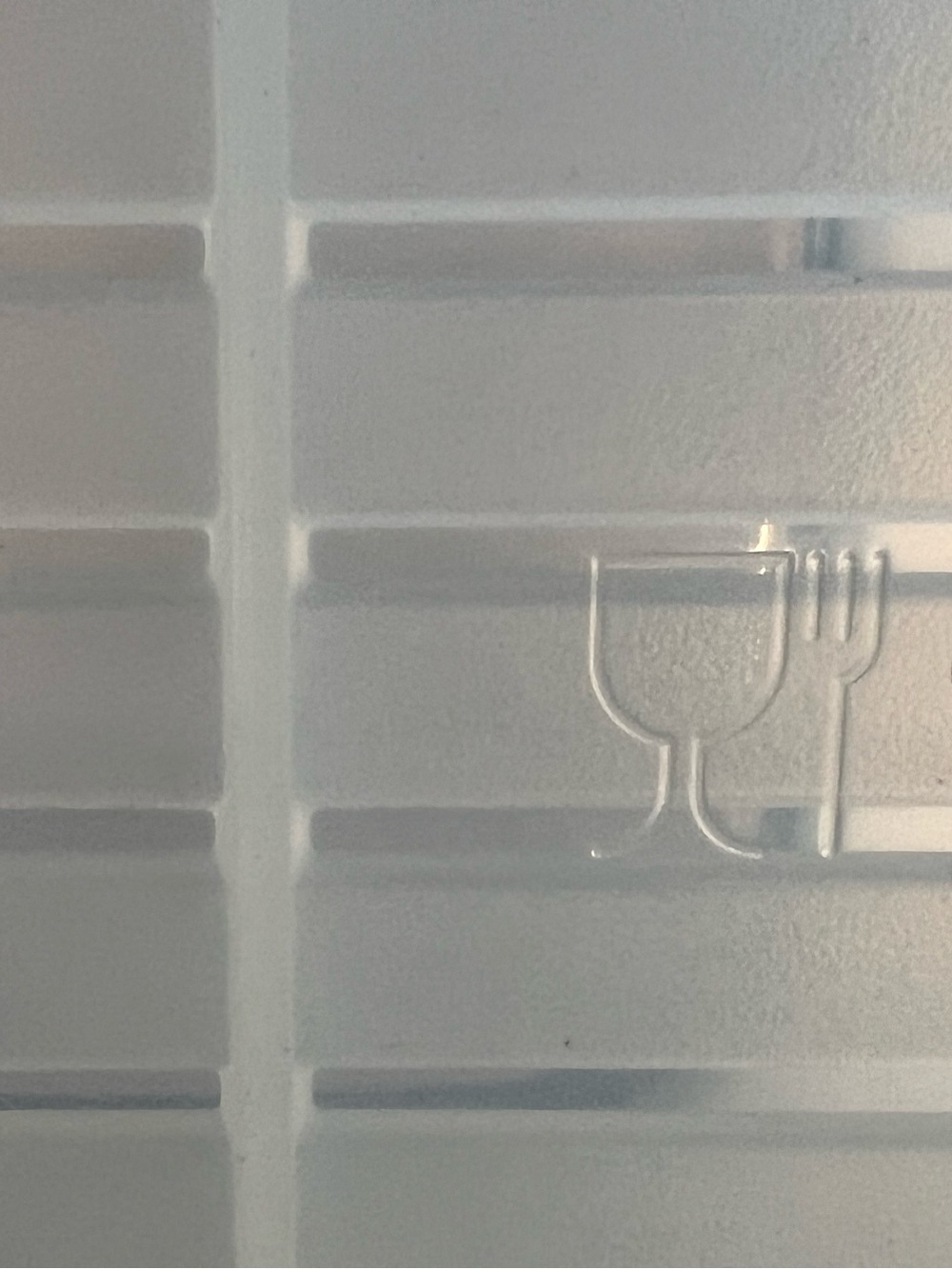 Tupperware White Container with Blue Seal and Clear Lid - Picture 9 of 13